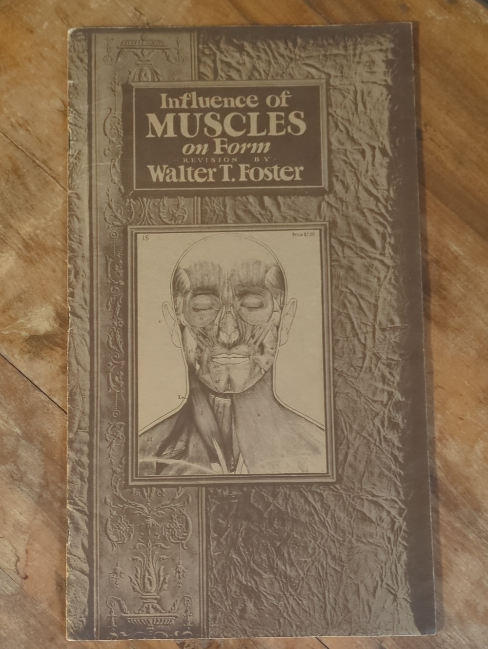Influence of Muscles on Form by Walter T. Foster - Illustrated Book